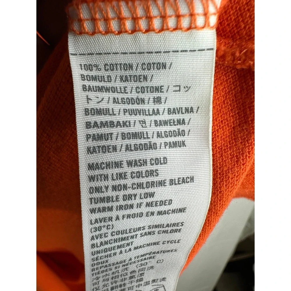 Hollister‎ Men's Super Cut Fit Polo Orange Size XL Y2K_7